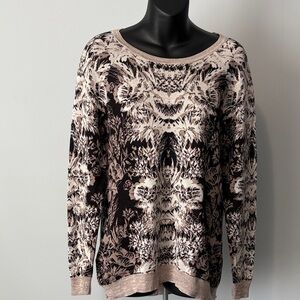 BCBGMAXAZRIA Parker Silk Mix Sweater